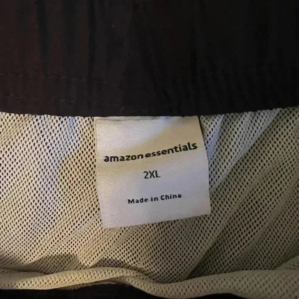 Amazon essentials NWT black shorts size 2xl